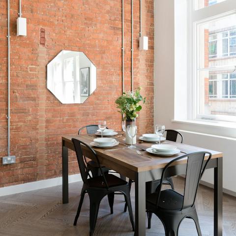 The sociable dining area