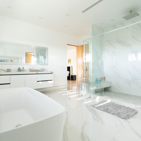 Pamper-worthy bathrooms