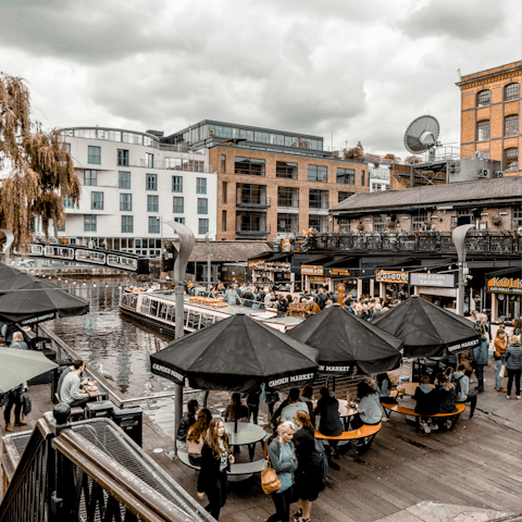 Check out the street food scene at Camden Market