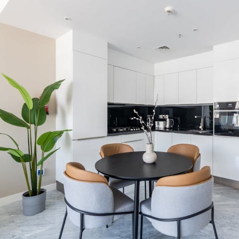 Fire up the coffee machine and lay the table for a lazy brunch