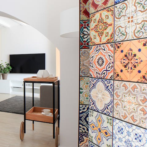 A beautiful patterned screen