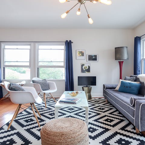The statement geometric rug