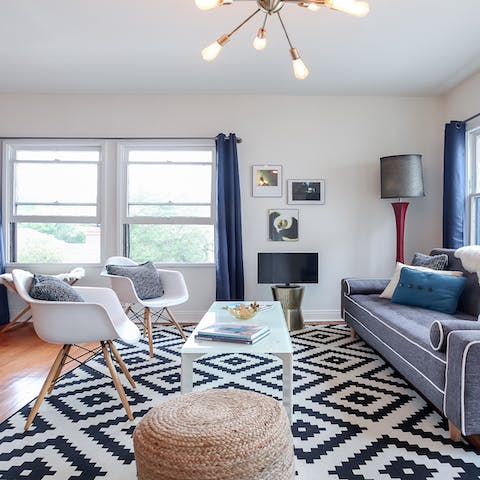 The statement geometric rug