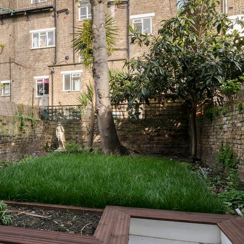 Relax in the small garden