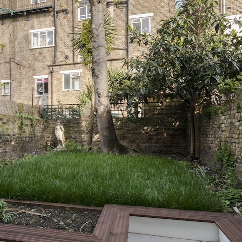 Relax in the small garden