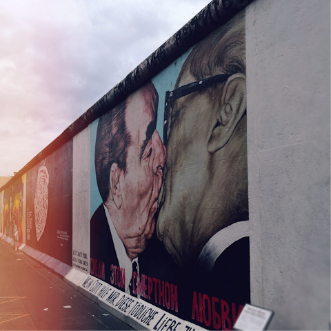 Hop on the U-Bahn (the subway) for thirty-minutes and visit the iconic Berlin Wall