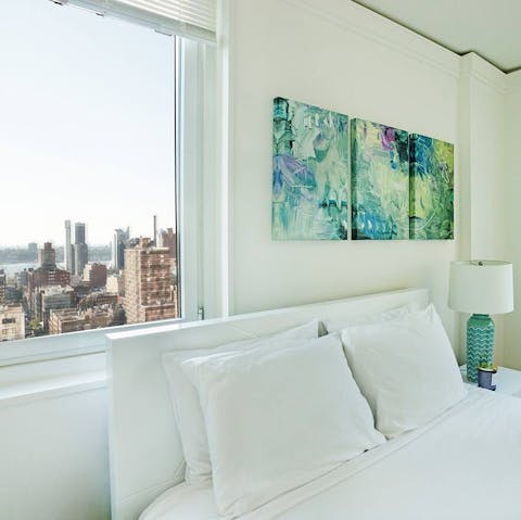 Wake up to fabulous views across New York City