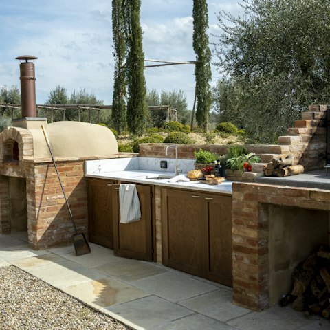Fire up the pizza oven and create your own delicious creations