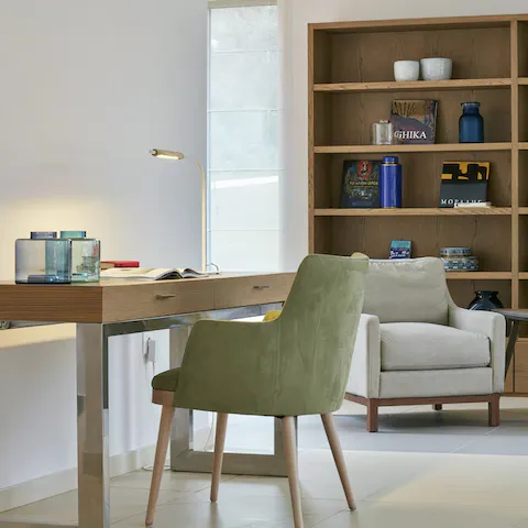 Get some work done in the private office