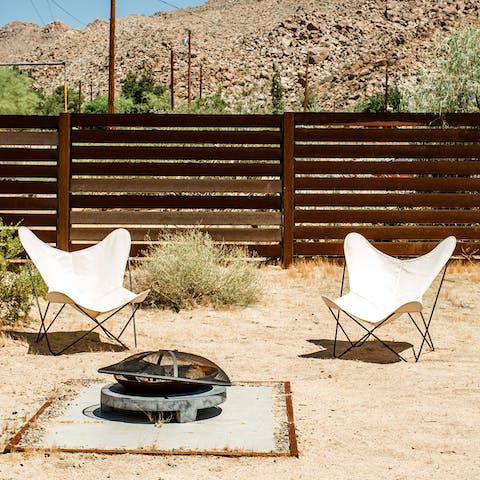 Gather around the fire pit