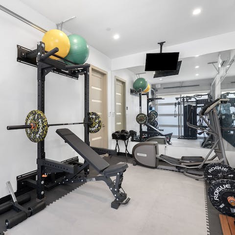 Keep up workout routines by starting your day with a gym session