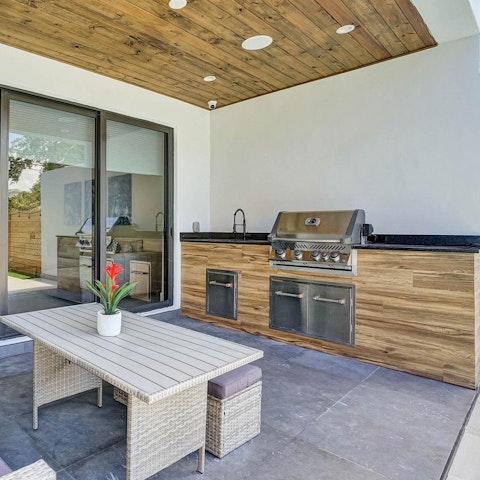 Fire up the grill for an alfresco poolside feast