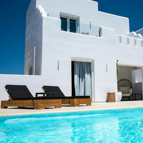 Stretch out by the pool and soak up the sun