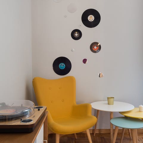 Spend time in the vintage-style bedrooms with quirky 50s decor