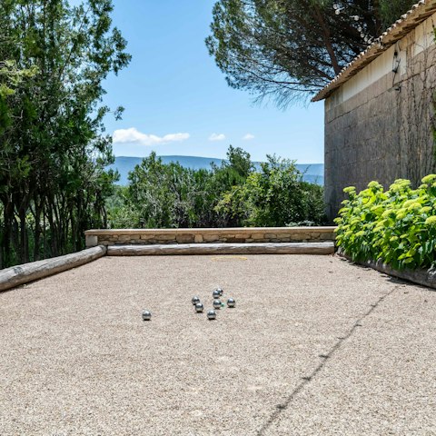 Do as the locals do and play a game of pétanque