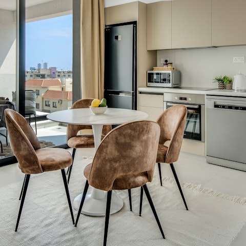 Plan your itinerary at the dining table