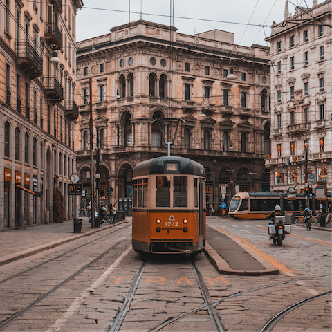 Find yourself in the heart of fashionable Milan