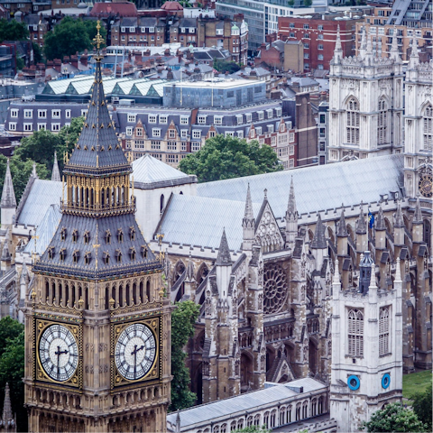 Head into central London on the tube in just forty-five minutes