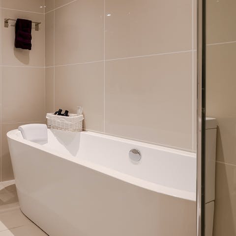 Pour a glass of pinor noir and soak in the tub all night
