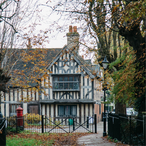 Hop in a taxi for eleven minutes and explore the beauty of Walthamstow