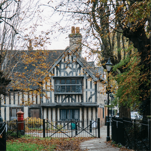Hop in a taxi for eleven minutes and explore the beauty of Walthamstow