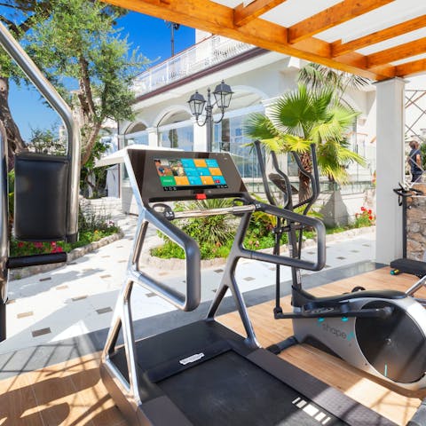 Keep on top of your fitness routine at the home gym