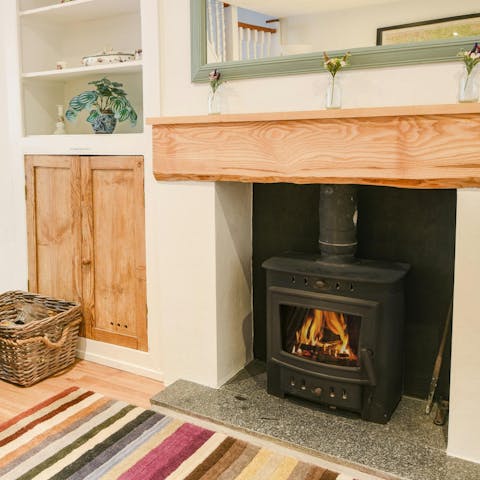 Get cosy in front of the fire on chilly nights