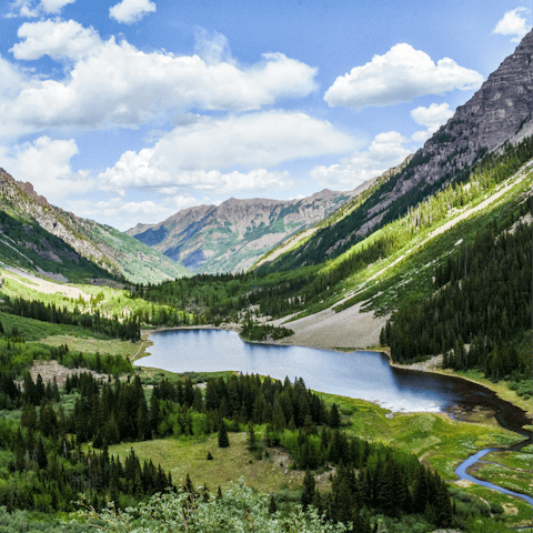 Stay in the heart of Aspen, within easy reach of slopes and trails