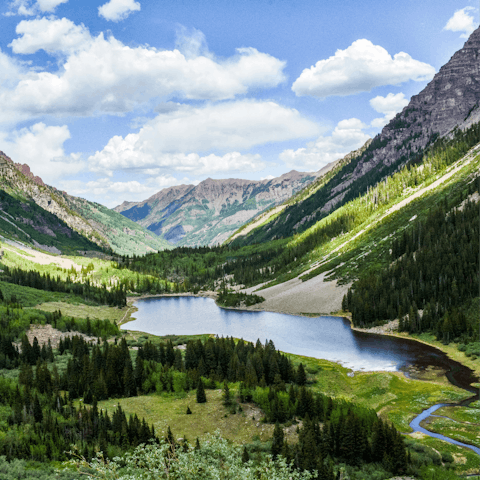 Stay in the heart of Aspen, within easy reach of slopes and trails