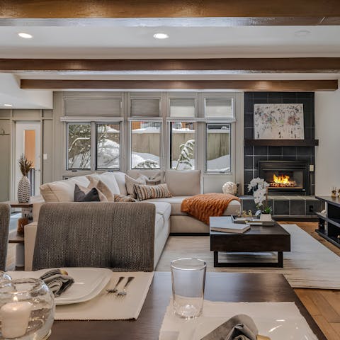 Make yourself at home in the modern living space