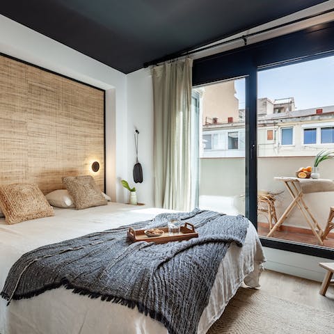 Wake up and enjoy some fresh air, with immediate access to your small balcony