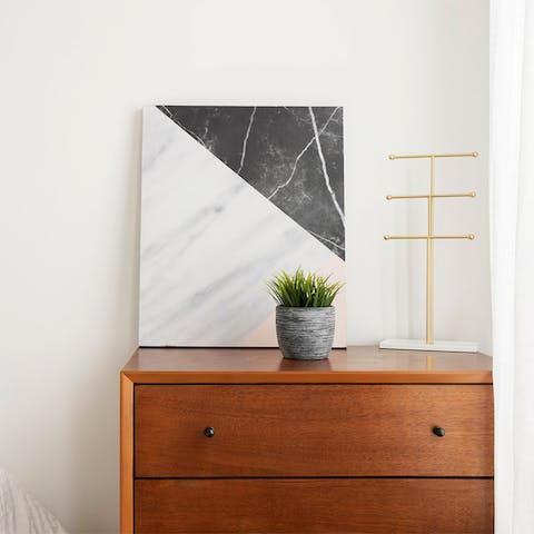 Stylish furniture throughout