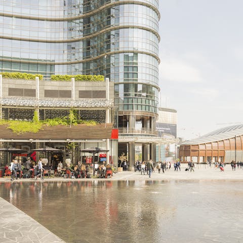Nearby Piazza Gae Aulenti
