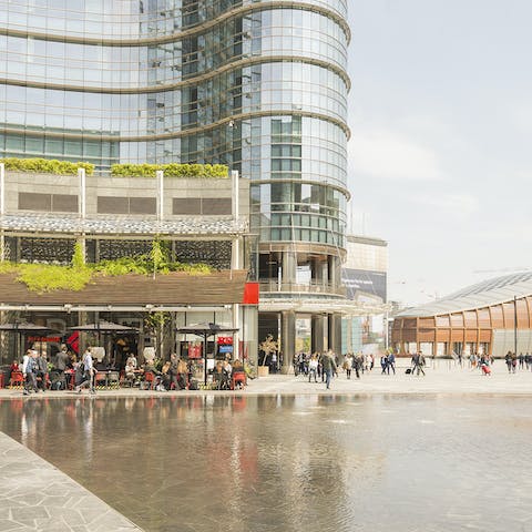 Nearby Piazza Gae Aulenti