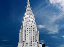 Look up at the The Chrysler Building 