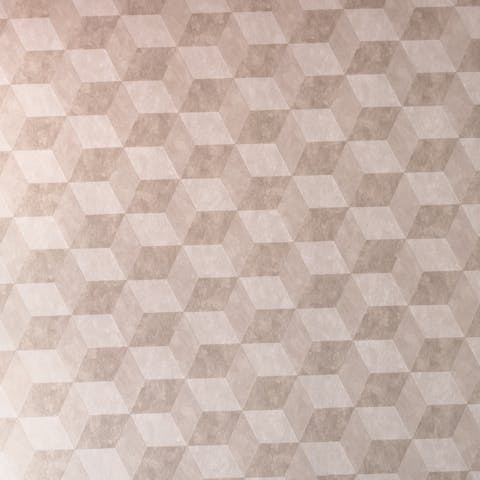 The geometric wallpaper print