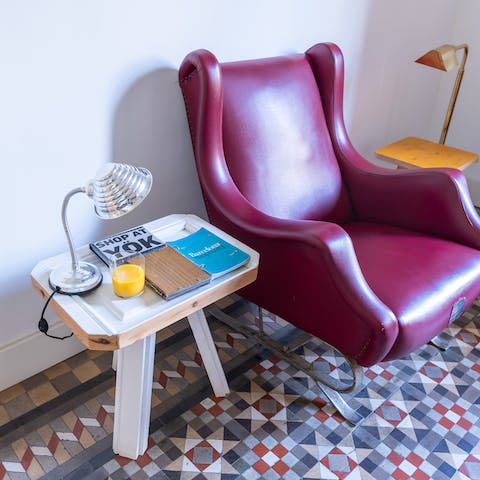 Fall in love with the Catalan-tiled flooring