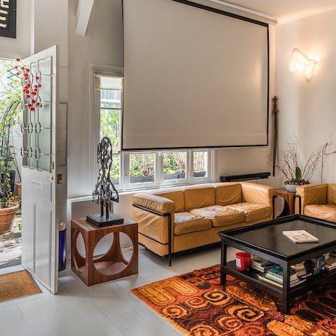 Projector for movie nights in