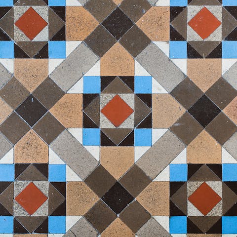These hydraulic tiles