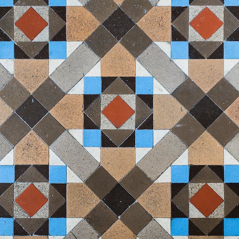 These hydraulic tiles
