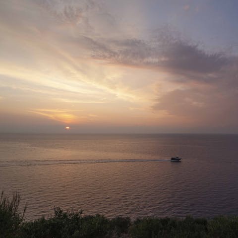 Go island hopping or stick to exploring Lipari – the town centre is a fifteen-minute walk away