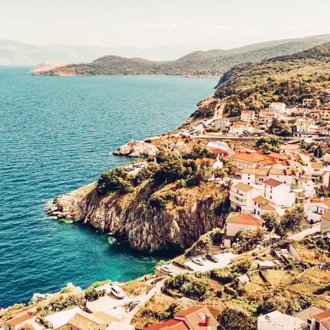 Stay in Vrbnik, a short walk from restaurants, shops and pebbled beaches