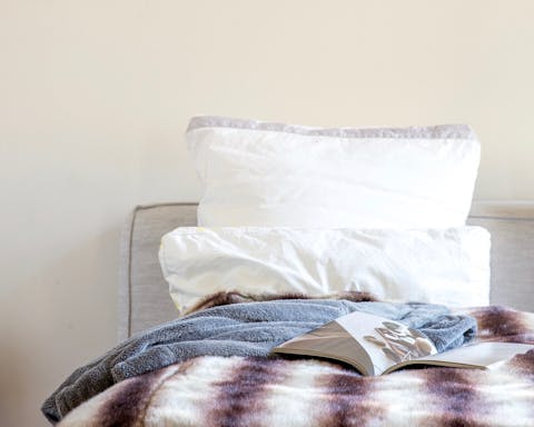 Look forward to sinking into your comfortable bed dressed in high-quality linens