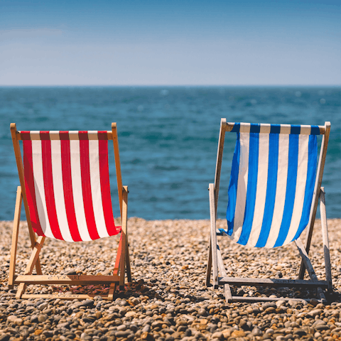 Spend sunny afternoons relaxing at the beach