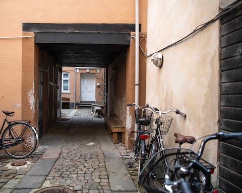 Typical Copenhagen backyard