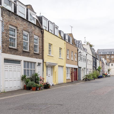Quintessentially British Mews street