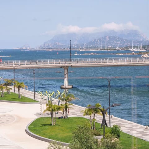 Join the locals for a sunset passeggiata along the seafront (just moments away)