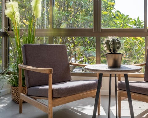 Mid-century style lounge chairs