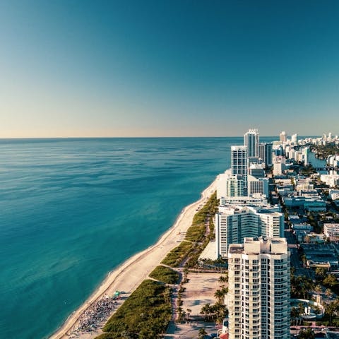 Explore this great city, including Miami Beach, a short stroll away