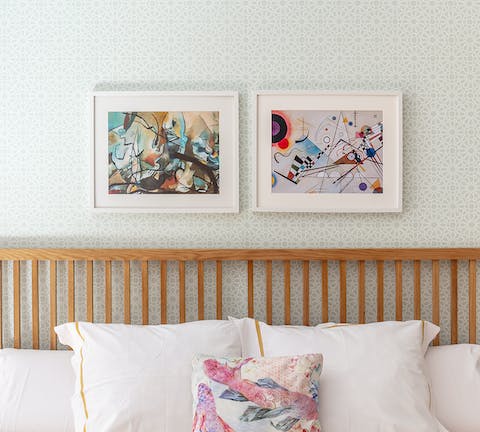 These abstract paintings